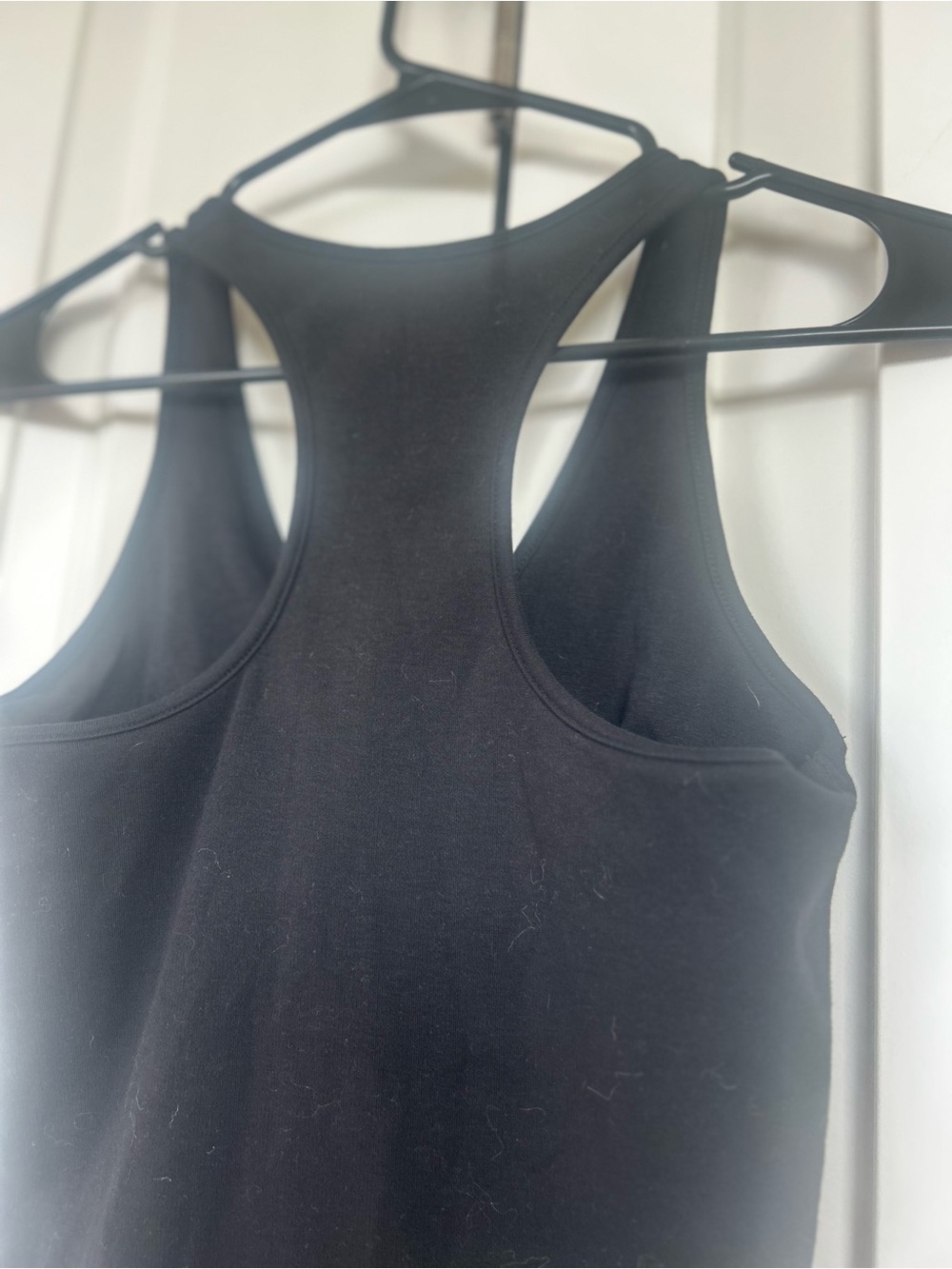 Express Black V-Neck Racerback Tank Top | Small - Picture 4 of 10